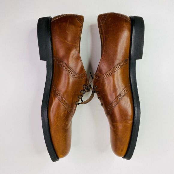 Allen Edmonds Size 11‎ AA Cap-Toe Oxford Dress Shoe Walnut Brown - Picture 3 of 9